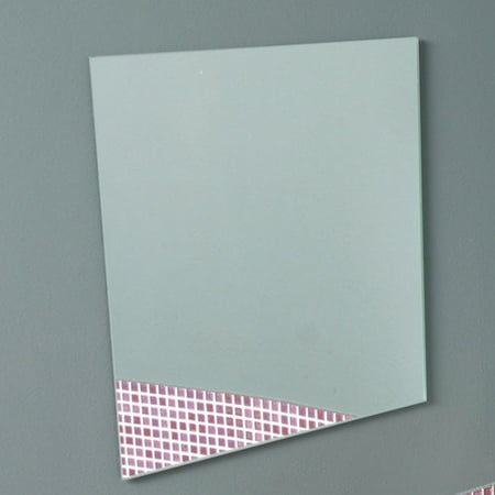 Evideco Mirrorfina Adhesive Square Decorative Bath Wall Mirror Walmart.com Evideco Mirrorfina Adhesive Square Decorative Bath Wall Mirror Walmart.com